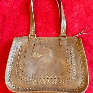 Madison West leather handbag